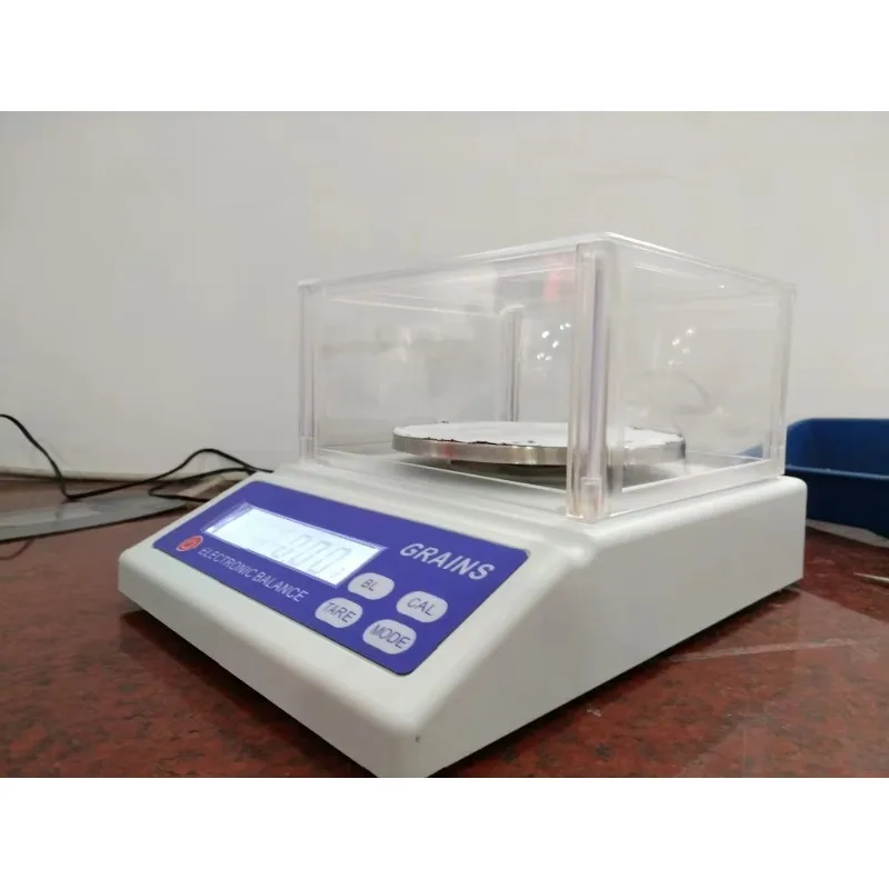 ميزان ذكي، مقياس الوزن الرقمي 500 جرام/1 ملجم؛ 2000 جرام/0.01 جرام؛ 10 كجم/0.1 جرام