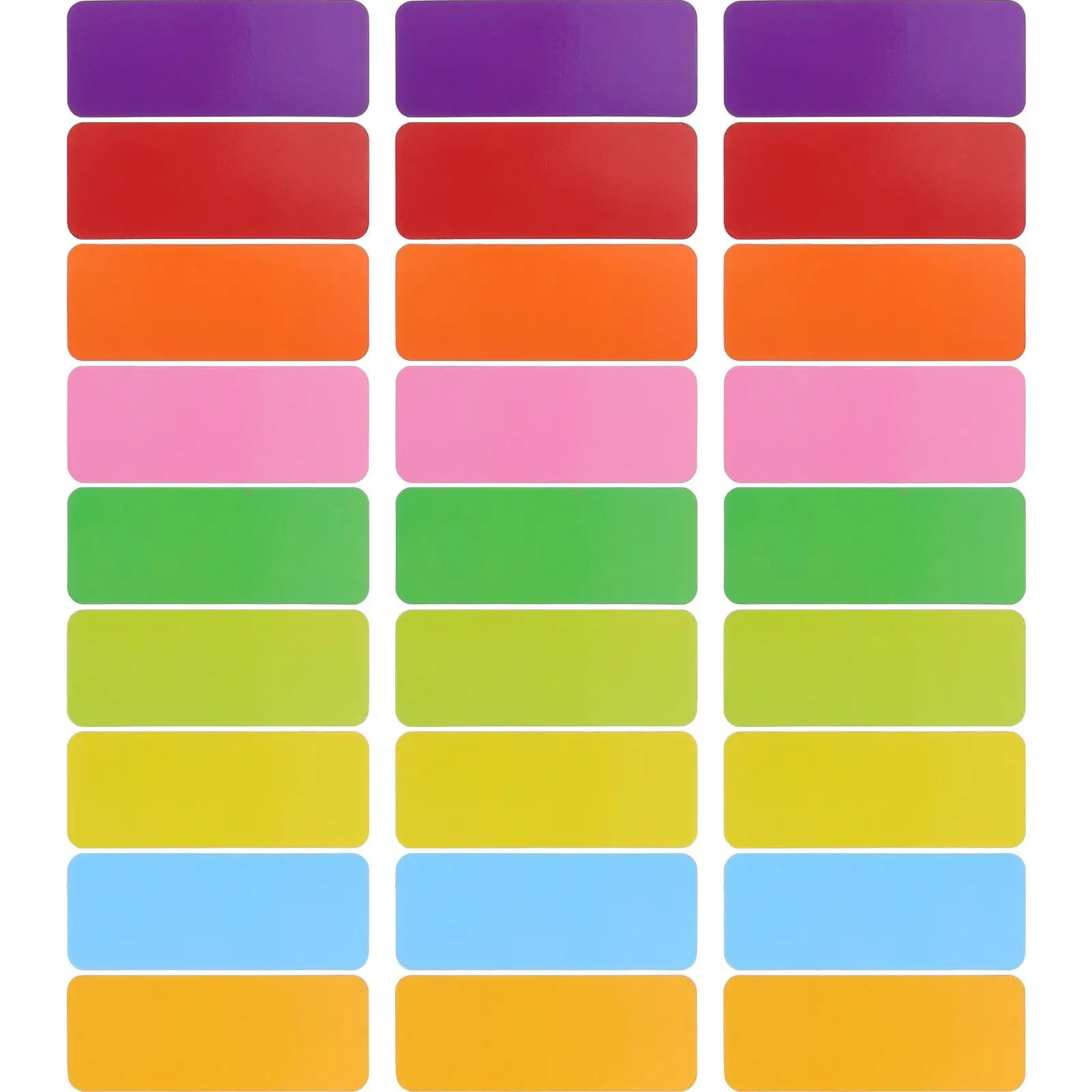 72 Pcs Fridge Whiteboard Magnetic Label Writable Magnets Various Stickers Wipe off Markers