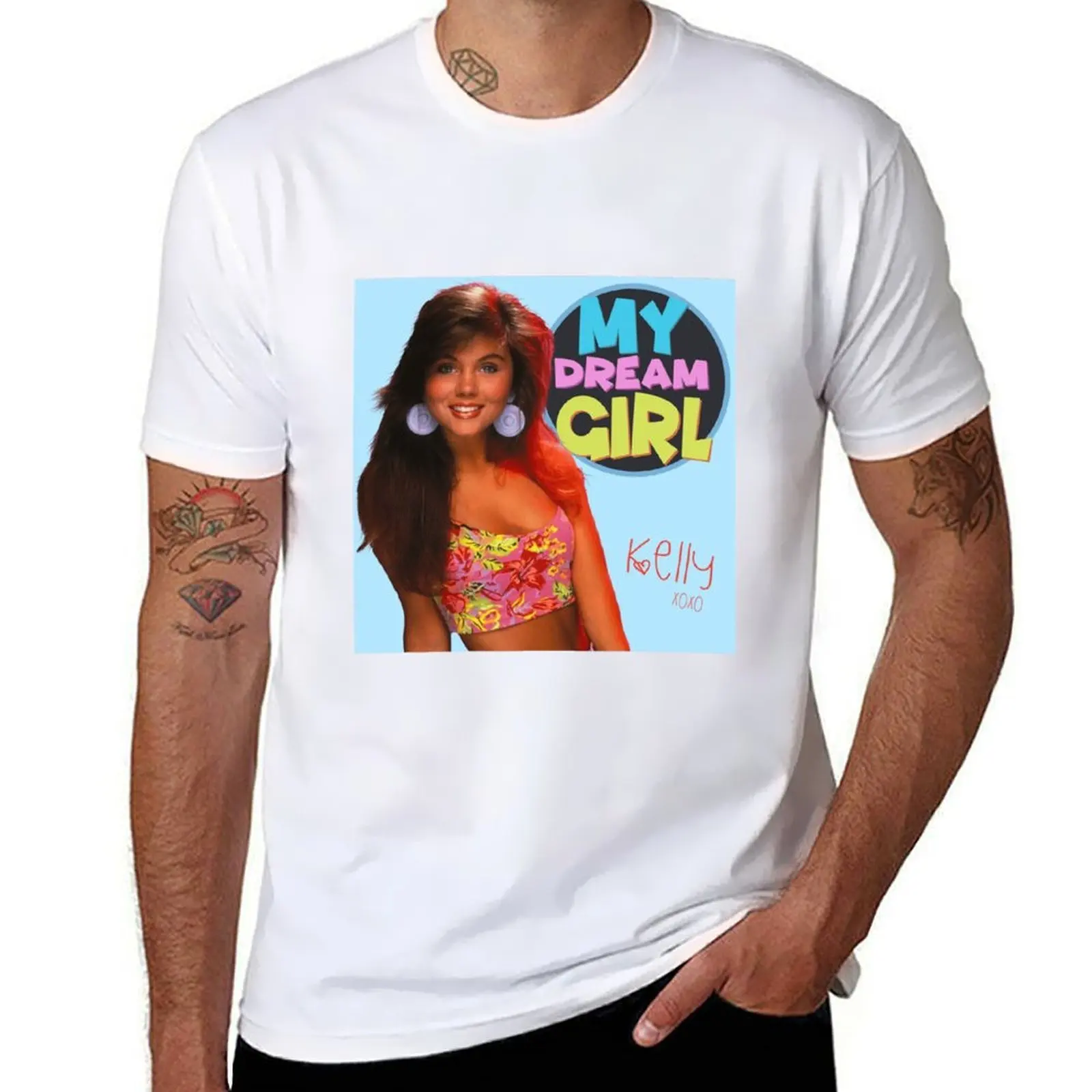 

Kelly Kapowski - Saved By The Bell T-Shirt cotton t shirt pack man t shirt heavy cotton T-Shirt