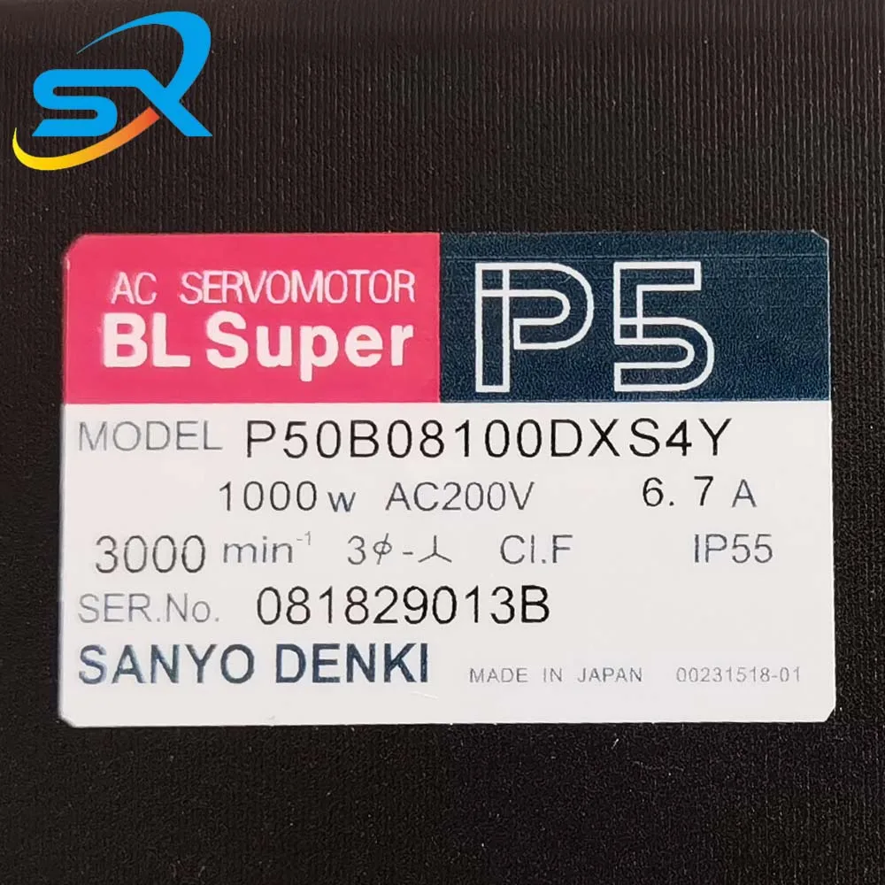 Servomotore AC SANYO P50B08100DXS4Y 1000W Vendita calda Condizioni di funzionamento Garanzia disponibile Si prega di informarsi