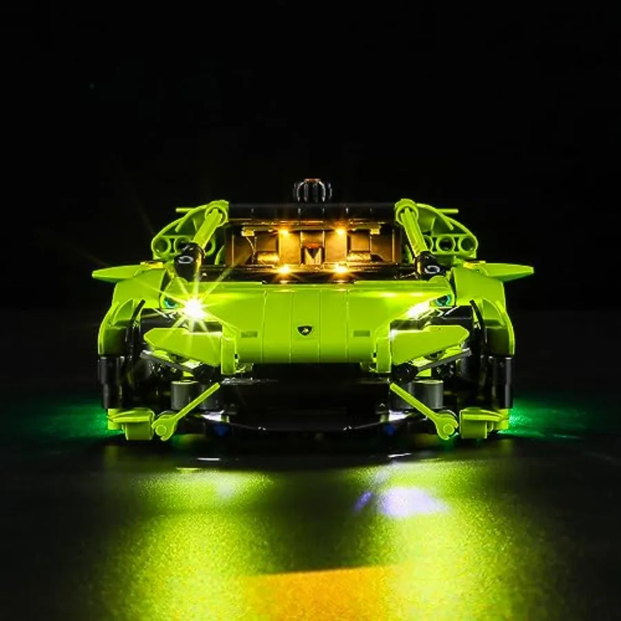 Led Lighting Kit for Huracn Tecnica - Compatible with Technic Car Building Set