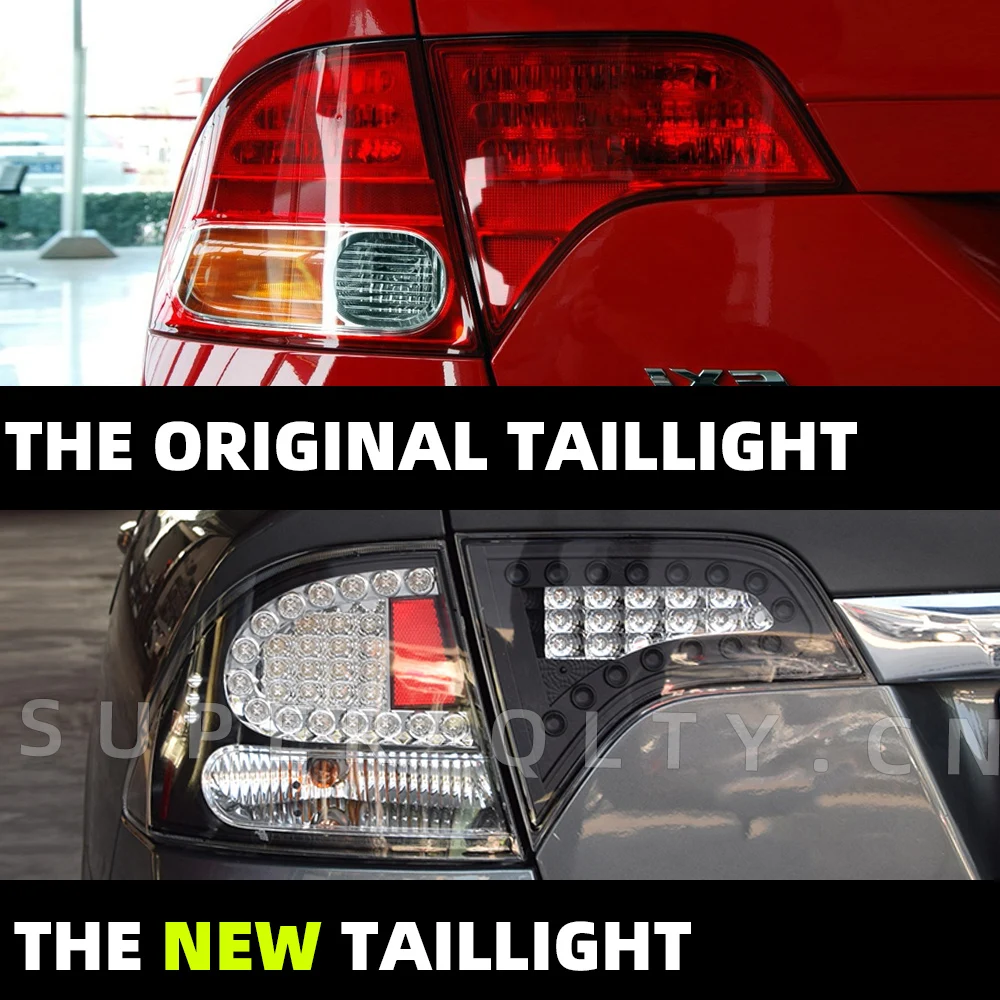 Super Q Car light,taillights for 2006-2011 Honda Civic , led light suitable for the whole series,modified taillight assembly