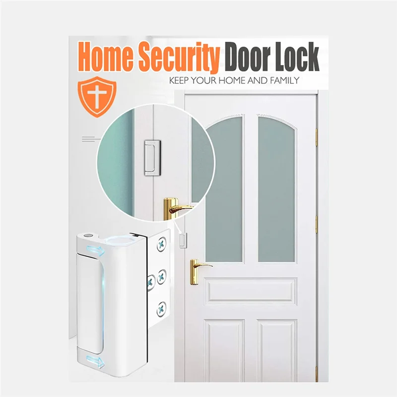 Home Security Door Lock Home Reinforcement Door Lock Device Lock Childproof Door Reinforcement Lock C