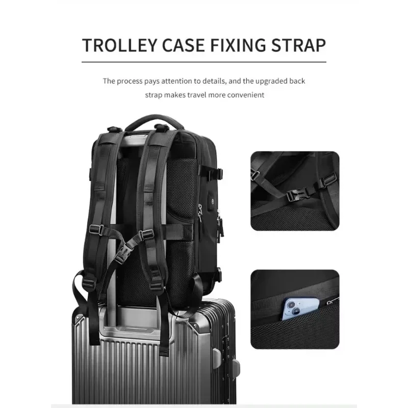 Travel Backpack Cabin Size Laptop Backpack Female/Male Large Capacity Outdoor Waterproof Sports Backpack Leisure Bag Schoolbag