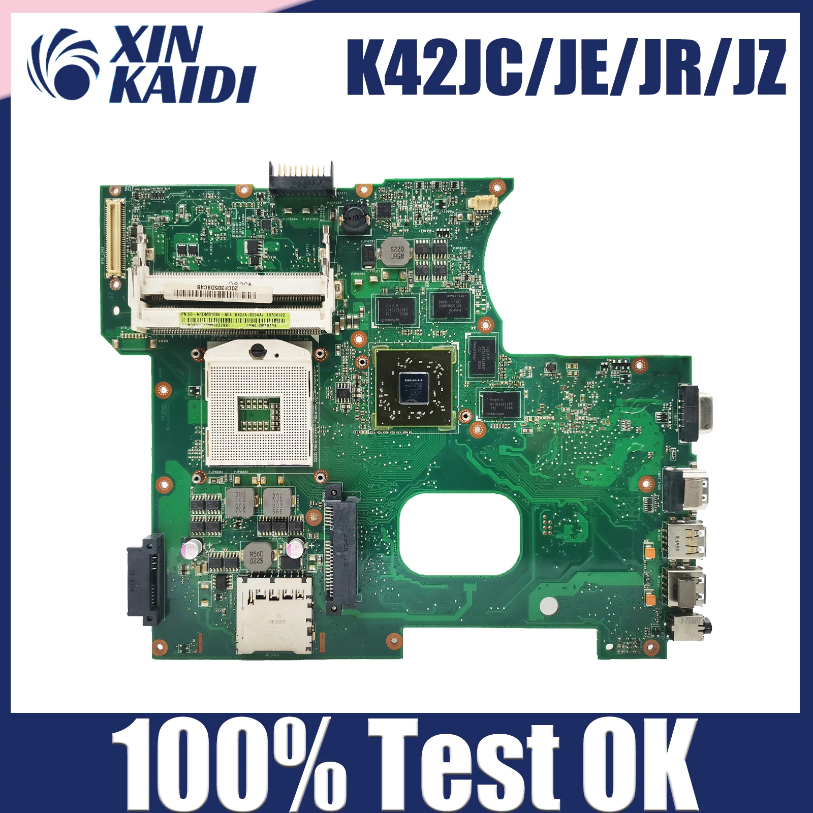 

For ASUS K42JC K42JR K42JY K42JZ K42JE X42J A42J K42J A40J Laptop Motherboard HD5470 HD6470 GT310M Fully Tested