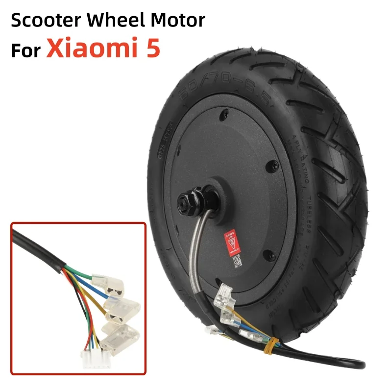 

Electric Scooter Rear Wheel Motor with 60/70-6.5 Vacuum Tires 48V400W for Xiaomi 5 Engine Motor Kit 10 Inch Tubeless Tire