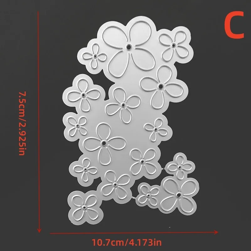 Flower Spring Leaf Metal Cutting Dies Stencil Scrapbooking Photo Album Card Paper Embossing Craft DIY