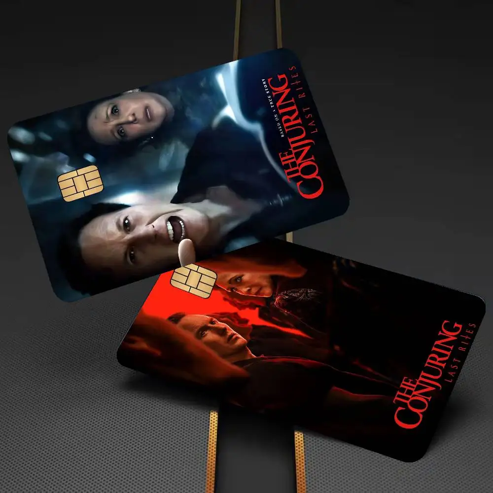 The Conjuring Last Rites Movie Game Film Cover Sticker Case For Small Chip Credit Debit Card Front Side