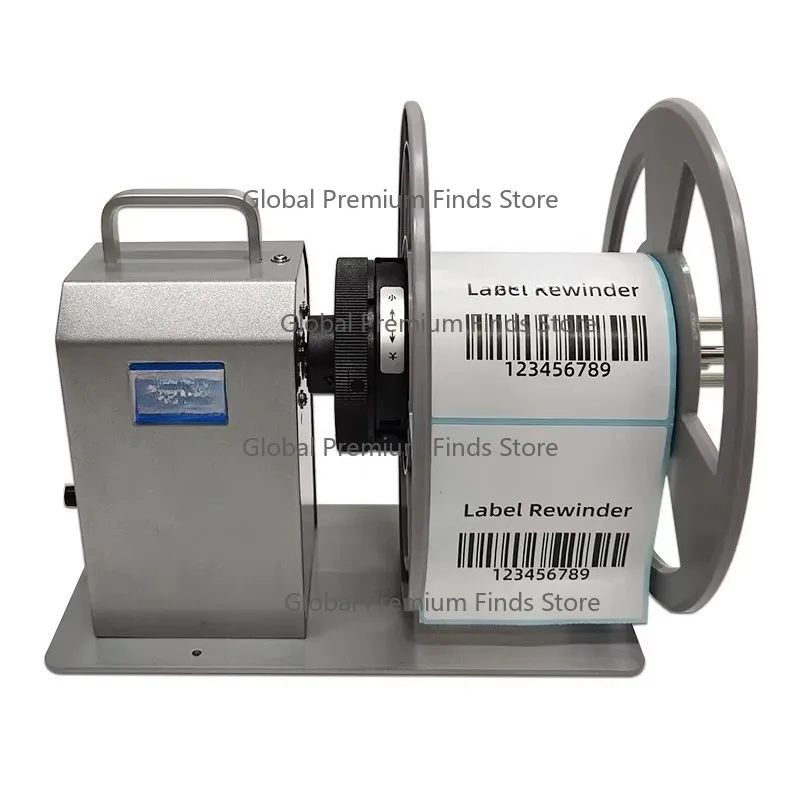 BSC-X6S Low-Noise Label Rewinder – External Adjustable Core & Coreless Winding for Barcode Printers