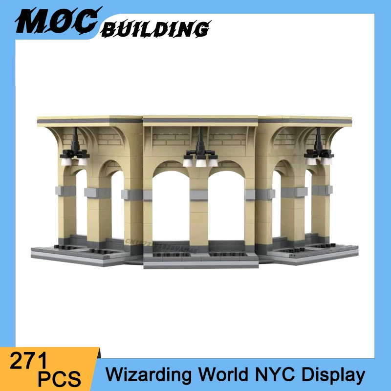 MOC City Creative Street View World Famous Architecture NYC Display Model Building Blocks Bricks Magic Castle DIY Toys Xmas Gift