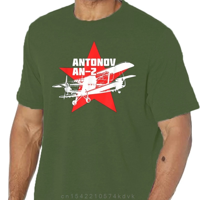 T-shirt manches courtes homme, estival et décontracté, père et fils, avion russe Antonov An-2 happator Biplane view 3