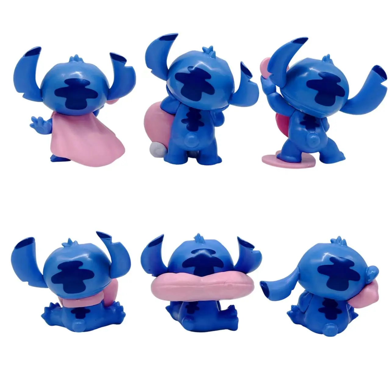 Disney Stitch Sweet Pink Series trendy speelgoedpop voor decoratie Verjaardagscadeau Actiespeelgoedfiguren Collectible Garage Kit