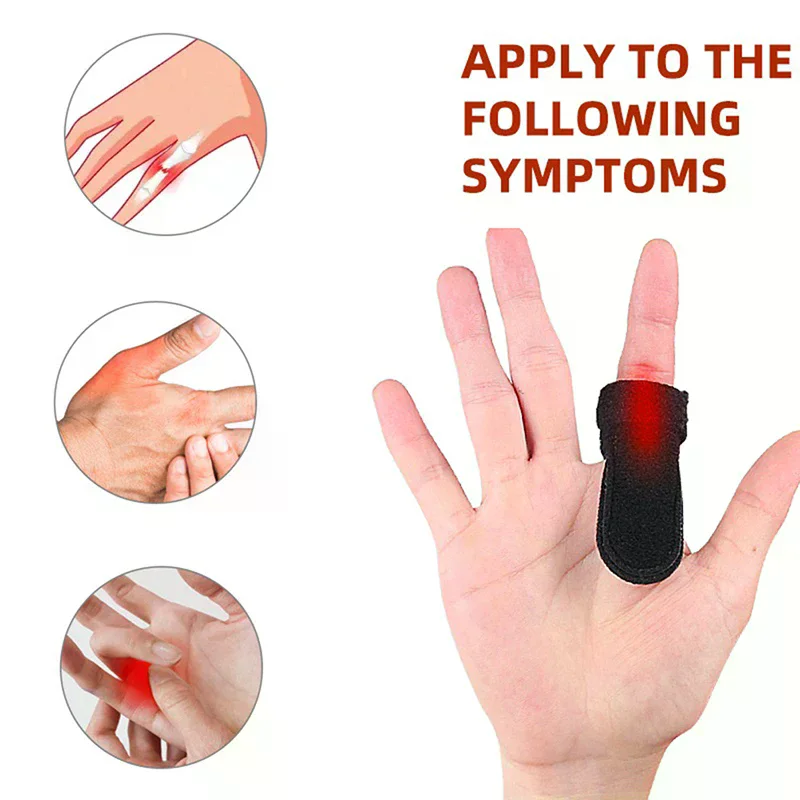 Pain Relief Trigger Finger Fixing Splint Straighten Brace Adjustable Sprain Dislocation Fracture Finger Splint Corrector Support