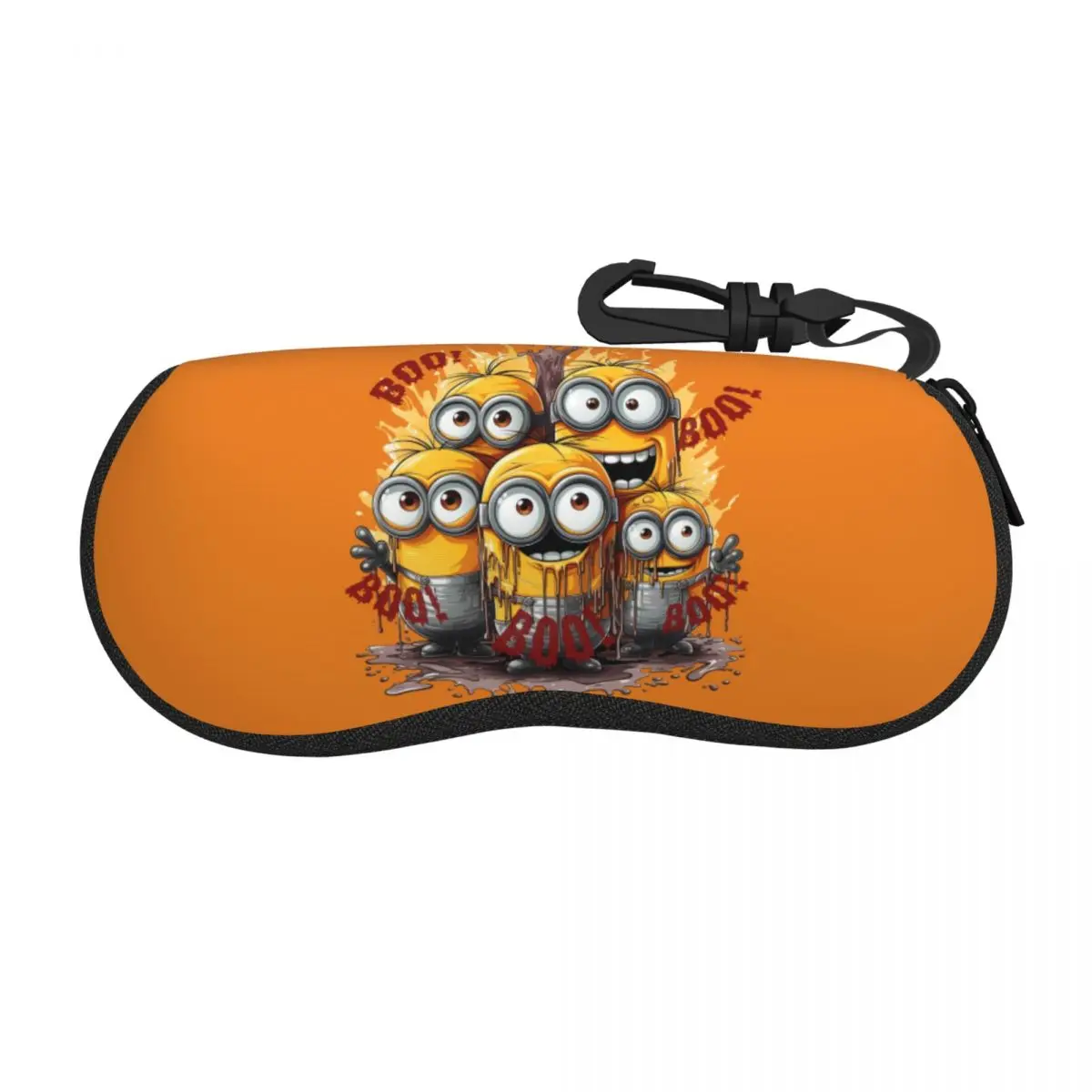 Halloween BOO Shell Óculos Protetor Casos, M-Minions Cool Sunglass Case, Saco de óculos, Personalizado