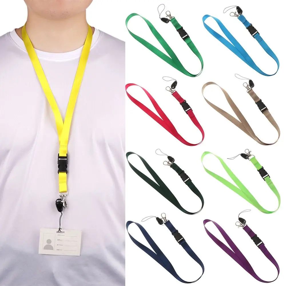 แฟชั่นบุคลิกภาพสายคล้องคอน่ารัก Lanyard คีย์ ID Card GYM โทรศัพท์มือถือสายรัด USB Badge lanyard เชือกกล้องเชือกโทรศัพท์