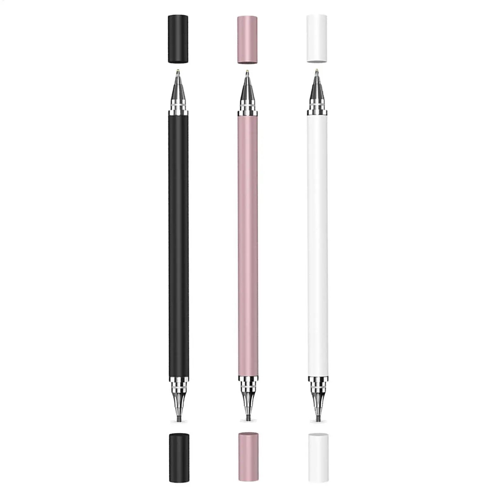 

Dual-head Capacitive Pen Disc Silicone 2in1 Dual-purpose StylusPaintingOffice Retouching Mobile Phone Tablet Pen Capacitive Pen