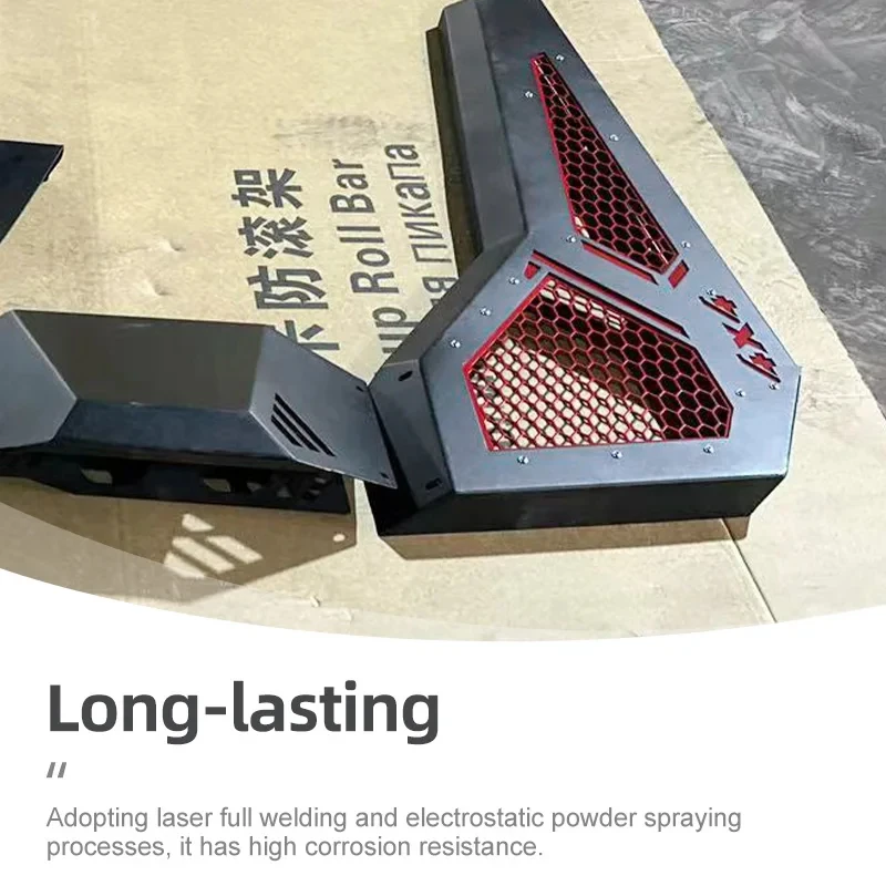 

Универсальный антивандальный багажник-сетка на дуги безопасности с двусторонней сеткой