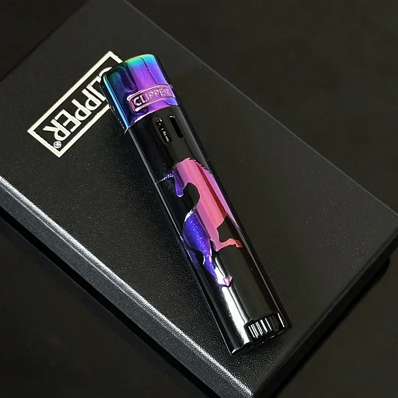 

Clipper Turbo Windproof Jet Butane Lighter Portable Metal Gas Lighter Men's Smoking Accessories from Spain