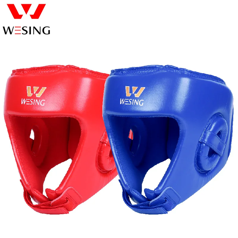 

Wesing Microfiber Boxing Headgear Sanda Boxing Head Guard for Women Men