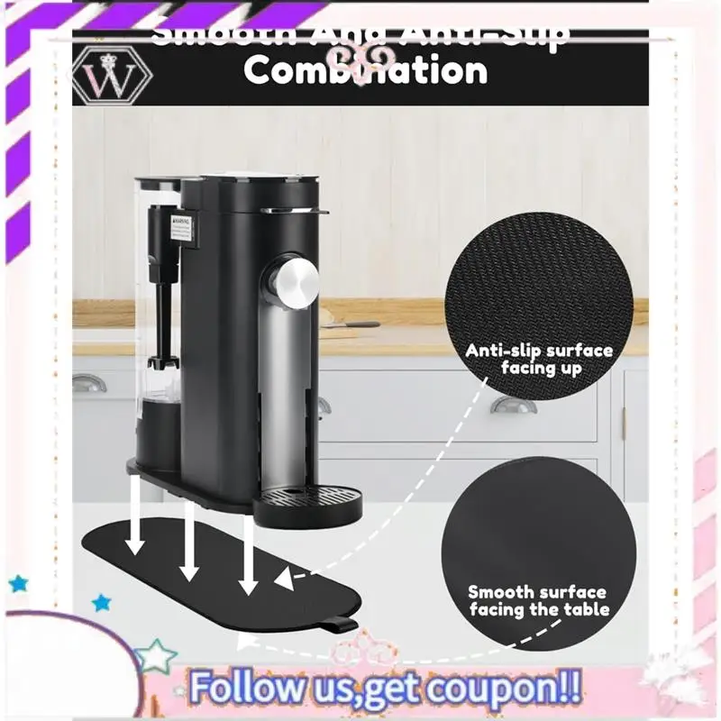 وسادة منزلقة بقاعدة مضادة للانزلاق A50F للنينجا PB051 وPB041-لصانعي القهوة ذات الخدمة الواحدة-مجموعة ملحقات انزلاقية ناعمة مثالية #2