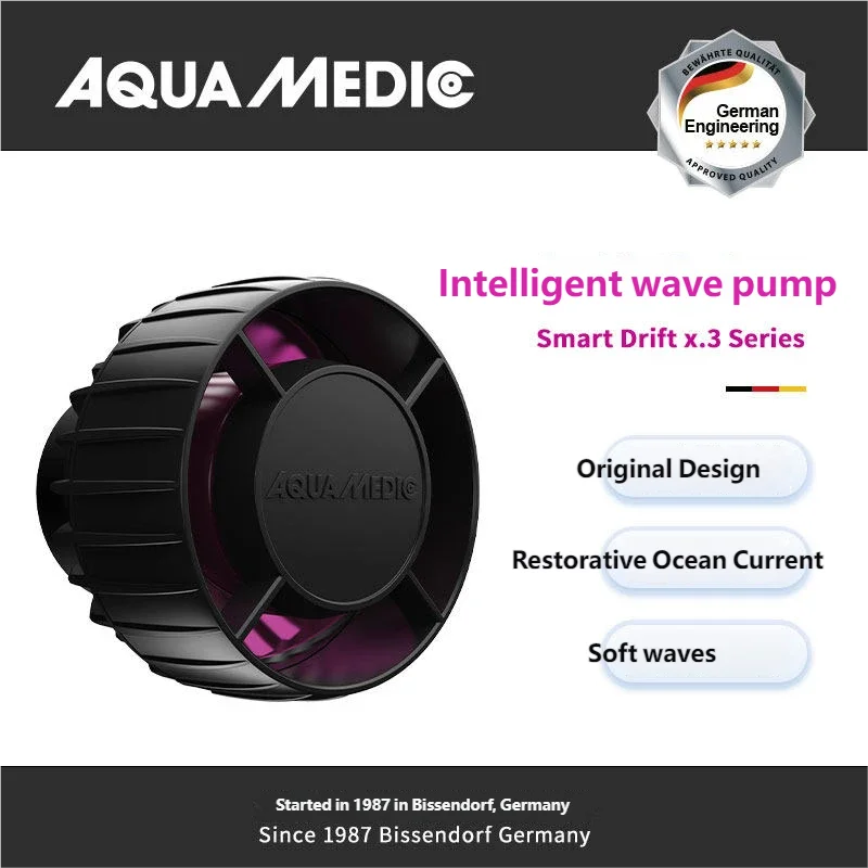 

AQUA MEDIC Ультратихий волновой насос для аквариумов, компактный генератор волн, мини-насос с регулируемой частотой, насос для коралловых рифов.