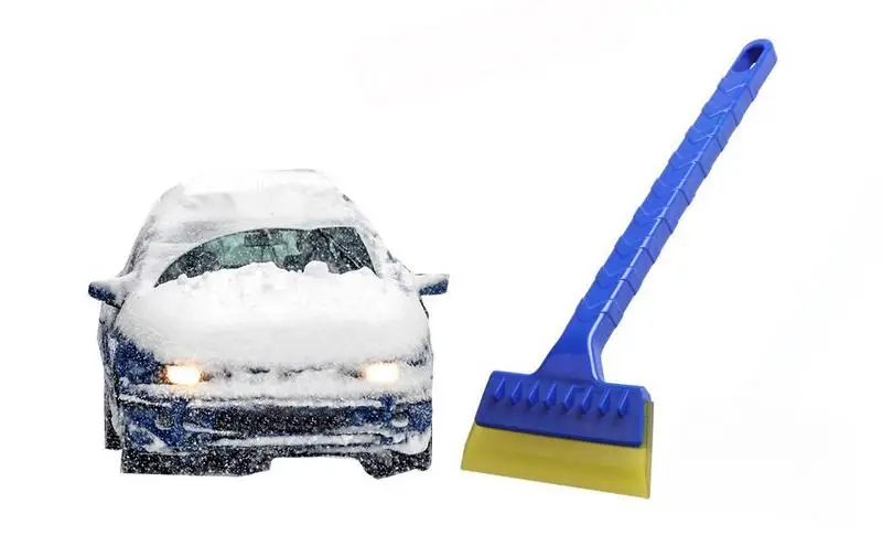 Raspador de nieve para parabrisas, herramienta de raspado de limpieza de nieve para ventana de invierno automotriz, accesorio de limpieza de hielo para coches y SUV