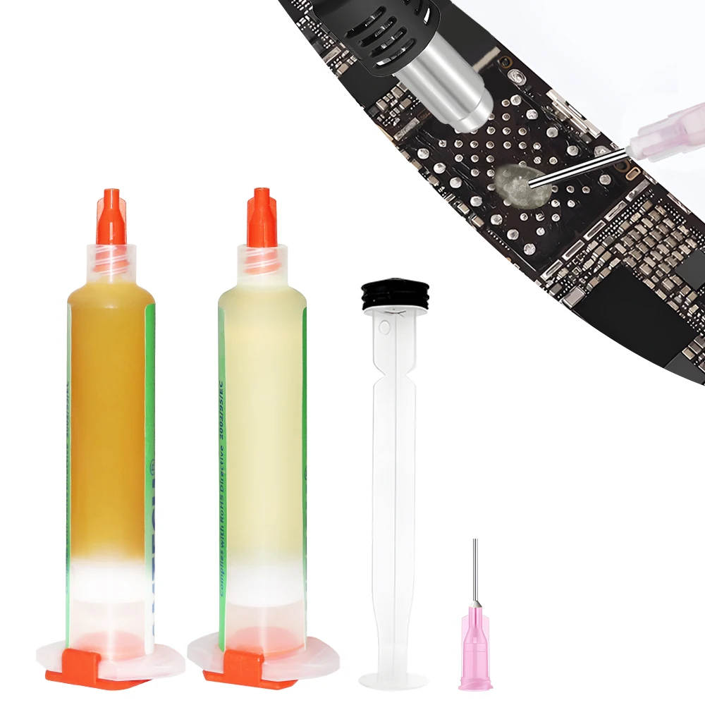 Origine NC-559 NC-223 Flujo de 10cc Flujo sin limpieza para soldar SMD BGA Reballing Soldadura Pasta fundente de aceite avanzada