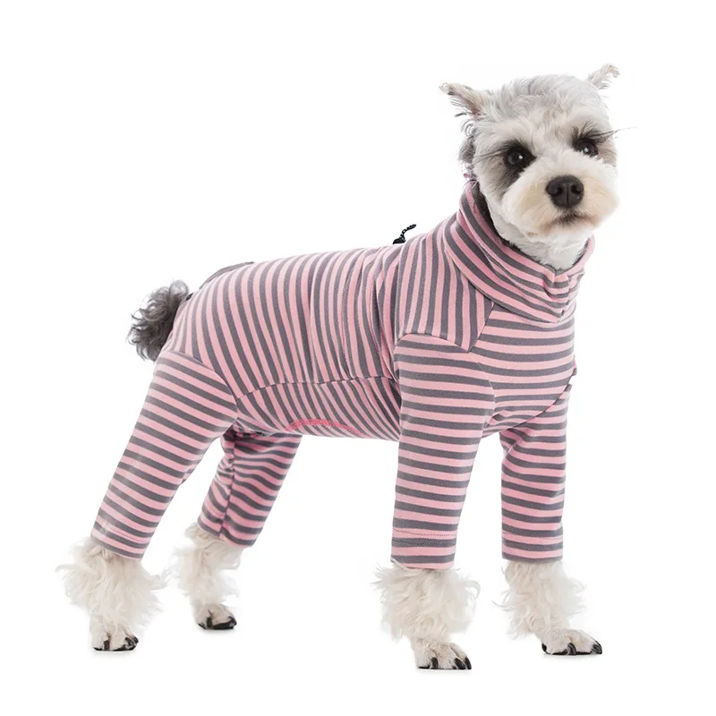 New Arrival Autumn & Winter Dog Clothes, Warm 4-Leg Suit with Full-Coverage Belly for Small Medium Breeds, Poodle Schnauzer