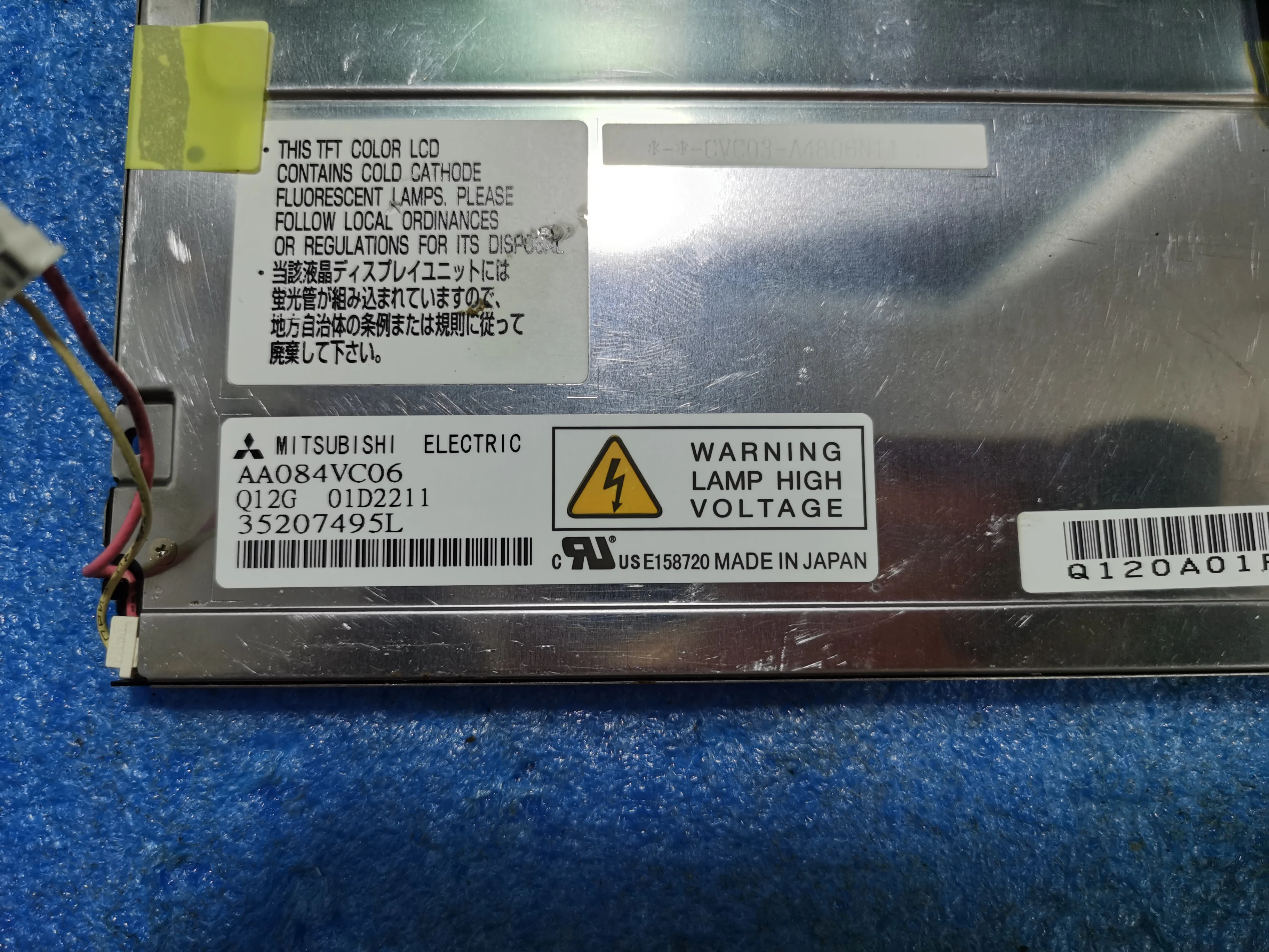 Imagem -02 - Tela Original Aa084vc06 8.4 Polegada Industrial Testado em Estoque Aa084vc03 Aa084vf01 Aa084vc05