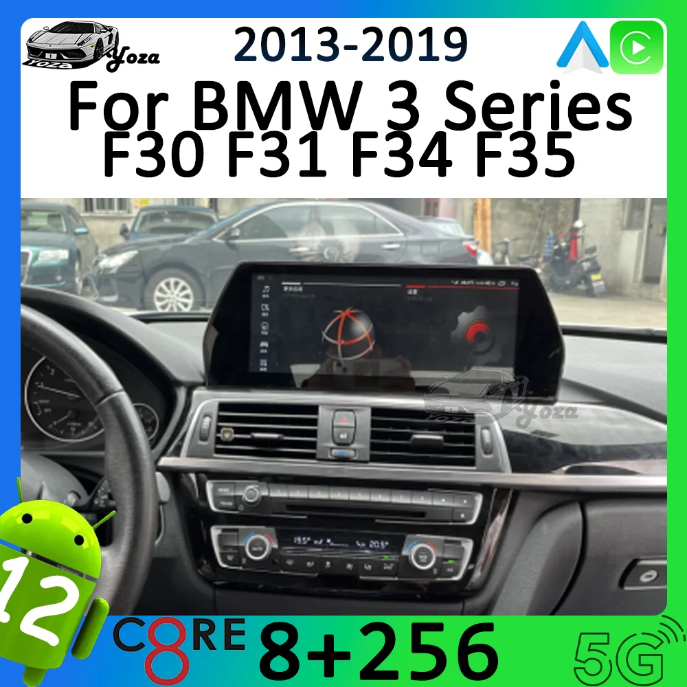 Yoza Carplay Car Radio For BMW 3 Series F30 F31 F34 F35 2013-2019Android11 Touch Screen Multimedia Player Navigation Stereo WIFI