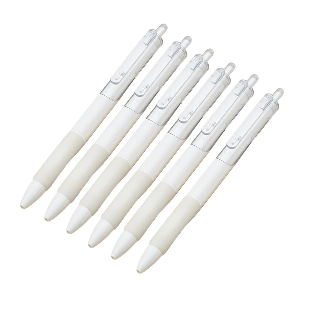 

10Pcs Black 0.5mm Fine Tip Press Type Pens Smooth Gel Pens for Office School Writing Office Supplies Fine Point Pen