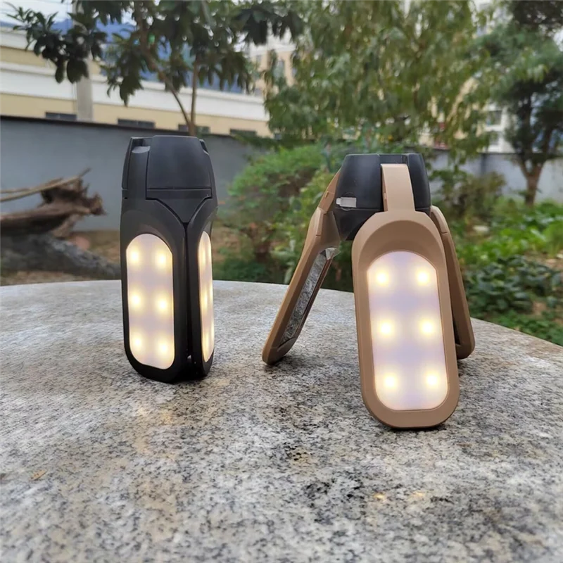 

Солнечная лампа для кемпинга LNHF — перезаряжаемая от USB, высокая яркость, портативная для улицы, путешествий, аварийного освещения палатки