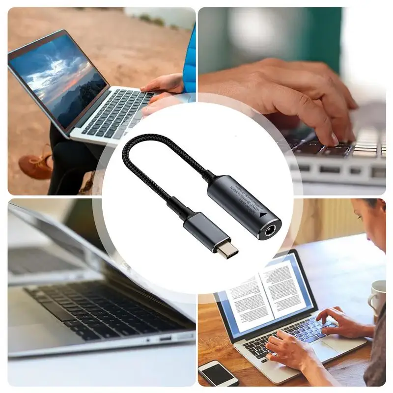 USBs-C Adapter PD Transfer Cable DC Input To Type-c PD Output 140 Charging cord PD Convert Wire for smartphone laptop notepads