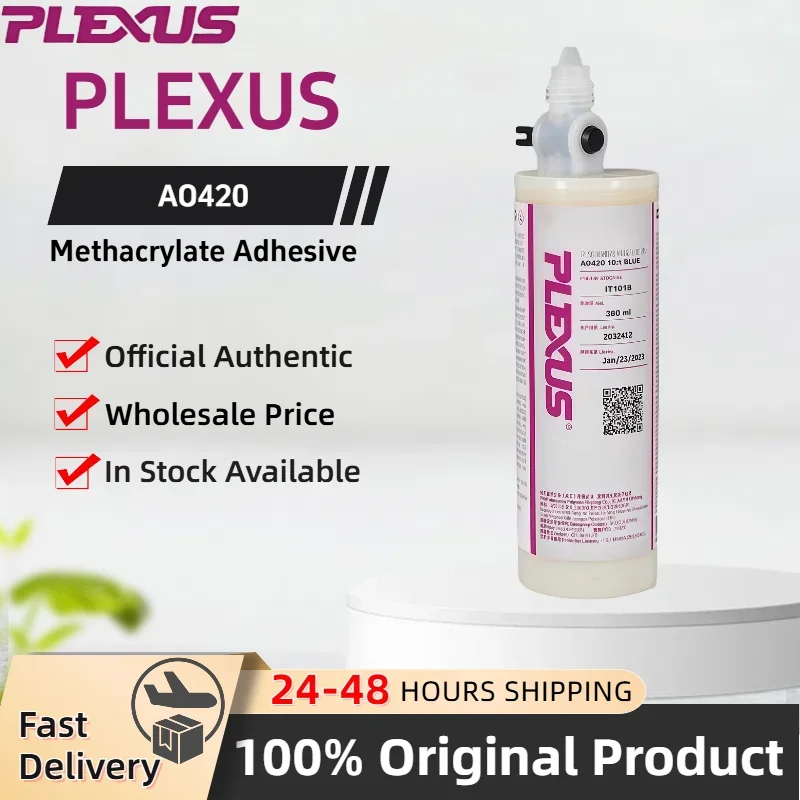 PLEXUS AO420 490ML Methacrylate Adhesive Composite Rapid Curing Epoxy Blue for Structural Bonding Original Product