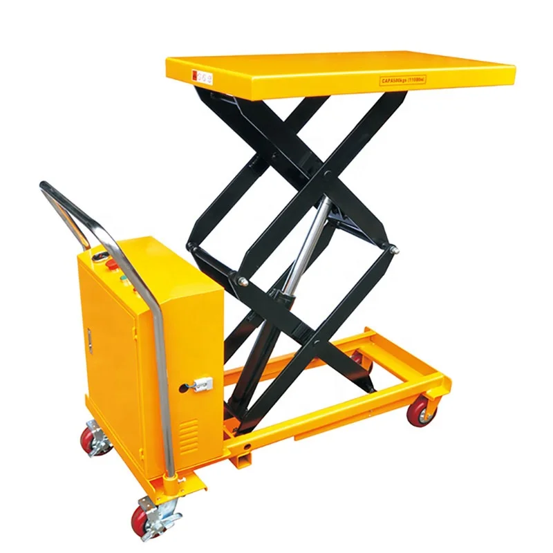 1000kg Electric Lift Table Stainless Steel Battery Power Roller Platform Scissor Lifter Cart for Industrial Material Pro