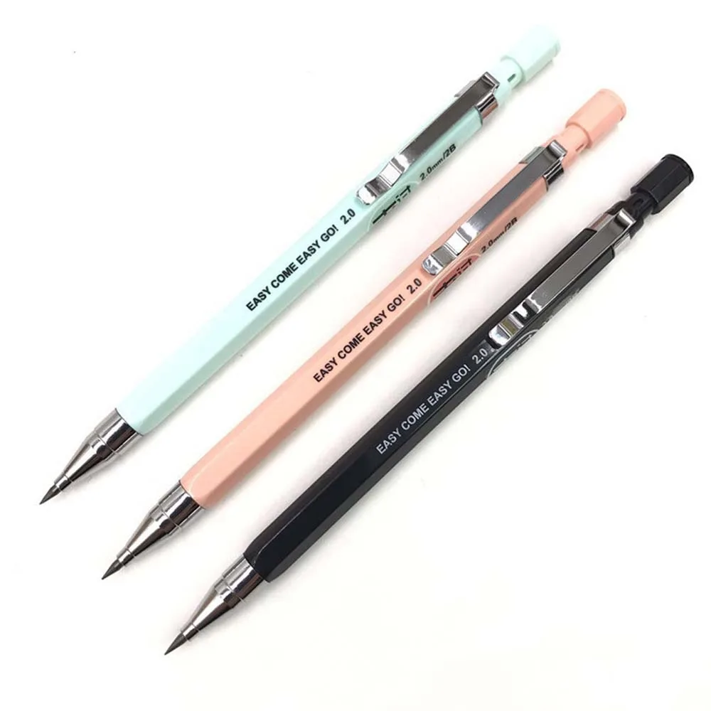 

Kawaii 2.0mm Student Stationery 2B Refill Pencils Mechanical Pencil Automatic Pencil Propelling Pencils Office School Supplies