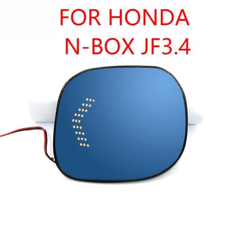 لهوندا N-BOX JF3.4 سيارة مرآة الرؤية الخلفية التدفئة زاوية واسعة ديناميكية بدوره إشارة المضادة للوهج HD الأزرق مرآة عكس المرايا