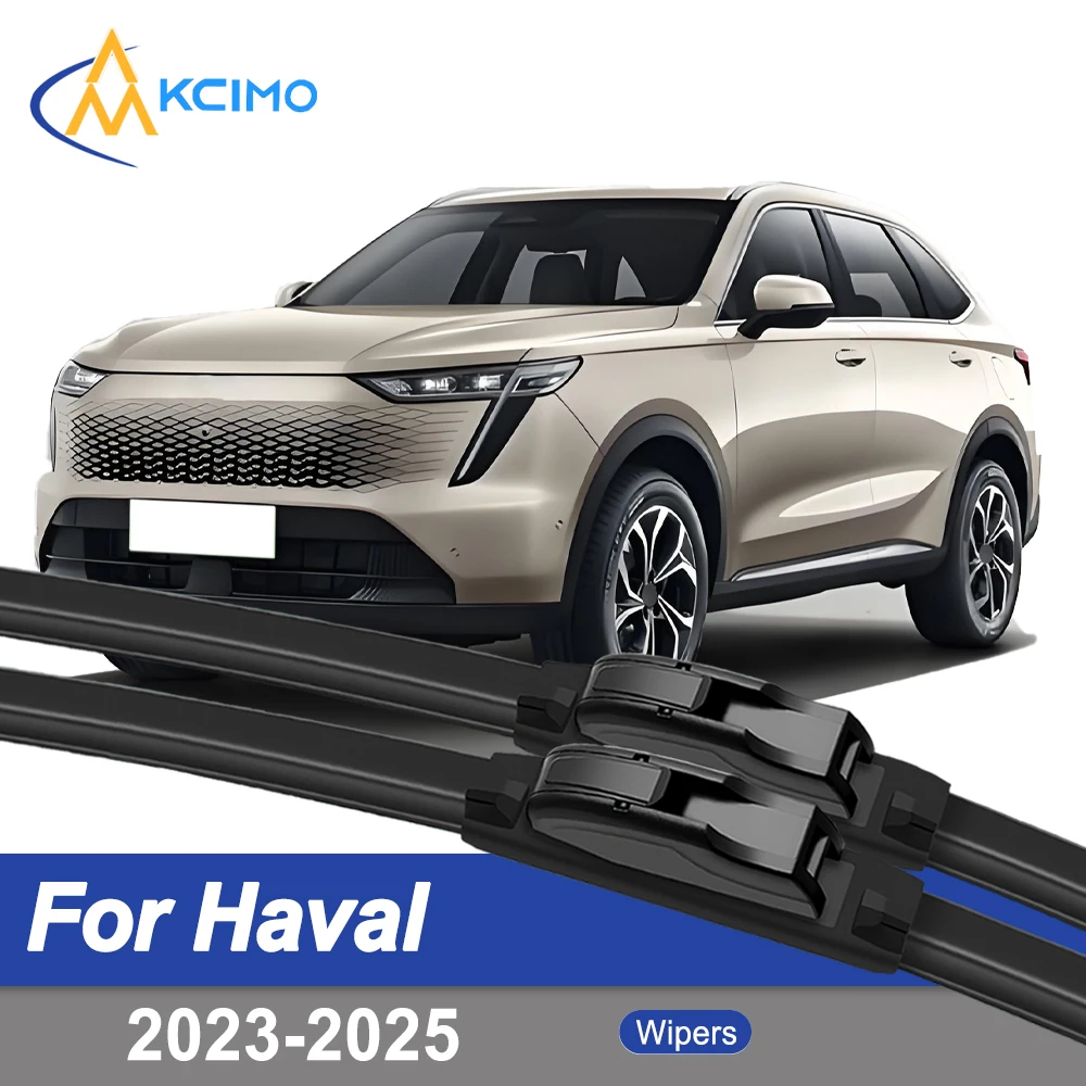 

Premium Rubber Durable Silent Windshield Wiper Blades 2pcs for Haval Xiaolong 2023-2025 Front Wiper Blades Set