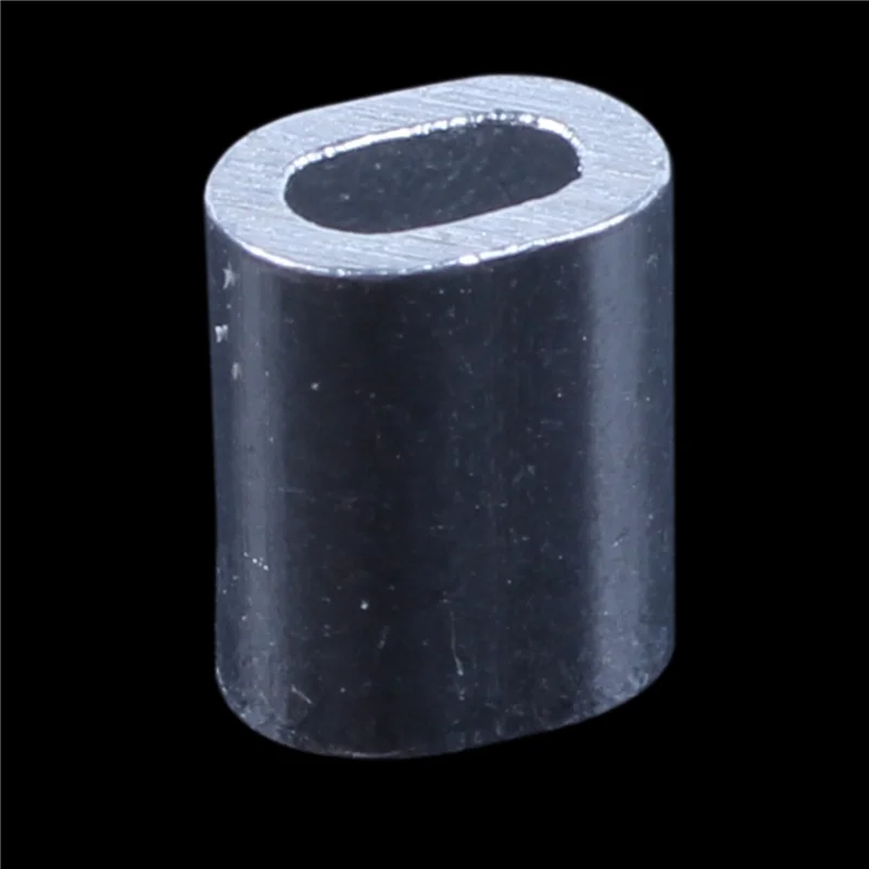 

【Limited Time Offer】2000 Pcs 1Mm Steel Wire Rope Aluminum Ferrules Sleeves Silver Tone