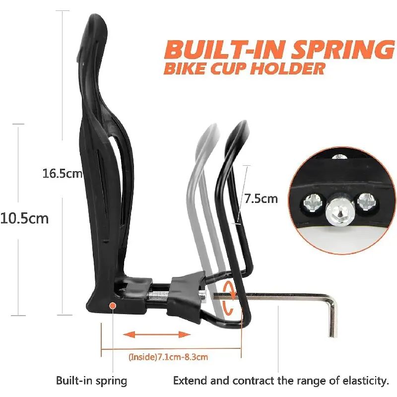 Adjustable Bicycle Water Bottle Holder Aluminum Alloy Lightweight Bike Water Cup Cages Universal Drink Rack Cycling Accessories