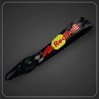 Red Bull Racing Keychain Motorcycle Motorcycle Keychain Pendant Rope to Prevent Key Loss