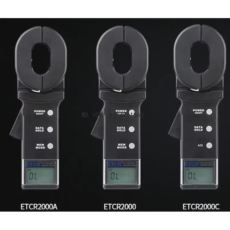 Wmwmnu for ETCR2000ABC+ Clamp Meter Ground Resistance Tester without Aluminum Alloy Boxes