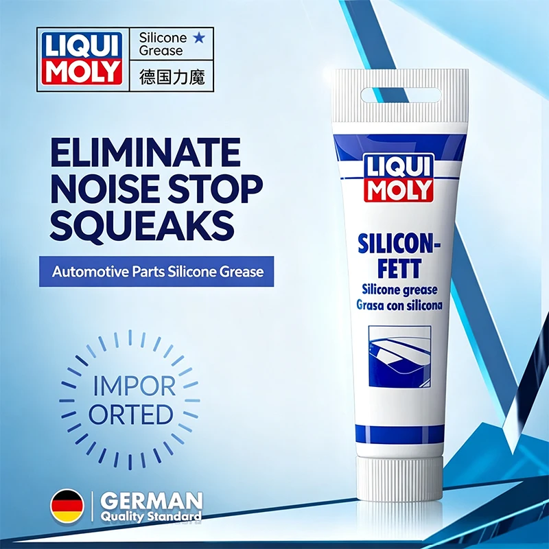 Liqui Moly 3312 Silicone Grease Clear Silicone Lubricant for Serratura Tettuccio Porta Cerniera