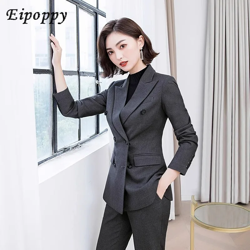 Women's autumn and winter professional suit set