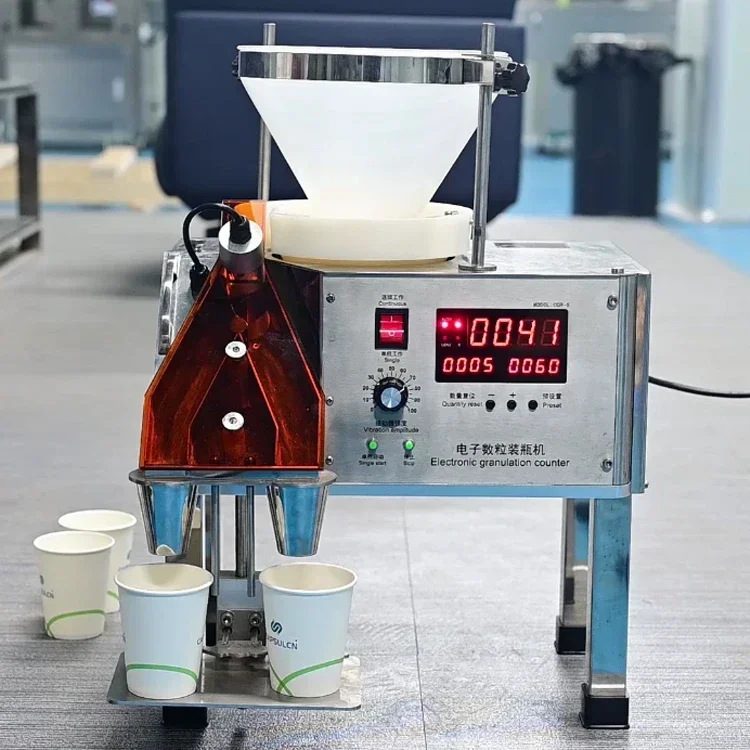 Best Price Small Semi Automatic Vibrating Tablet Bottle Counter Softgel Tablet Counting Machine