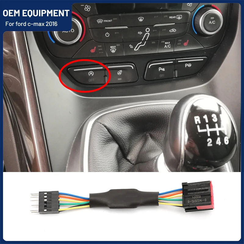 

For Ford Escape Kuga Maverick C-max Car Automatic Stop Start Engine System Off Eliminator Device Control Sensor Plug Cable