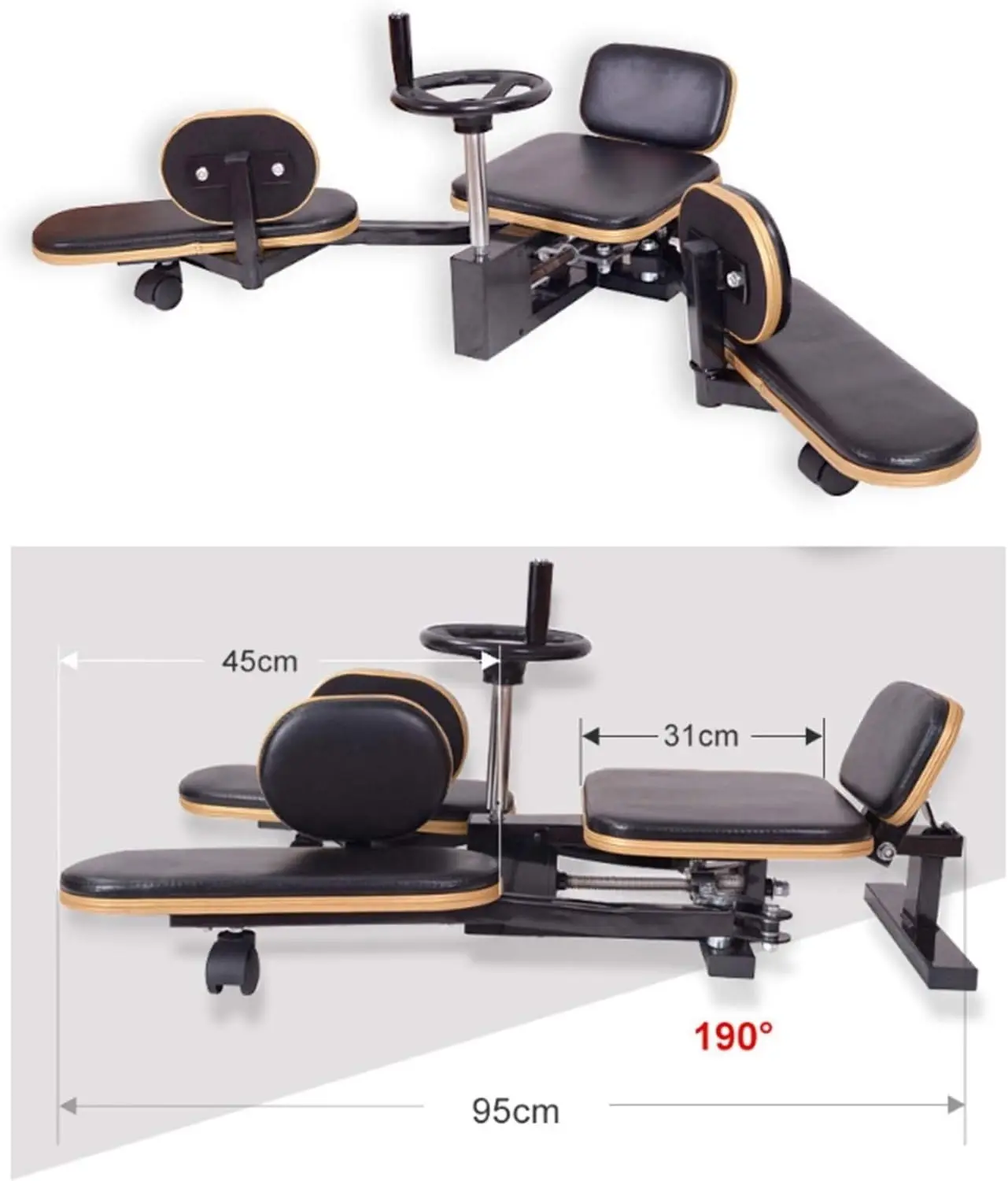 Home Gym Training Equipment Leg Stretcher Machine Adjustable Leg Stretch Split Machine Pro Leg Stretcher