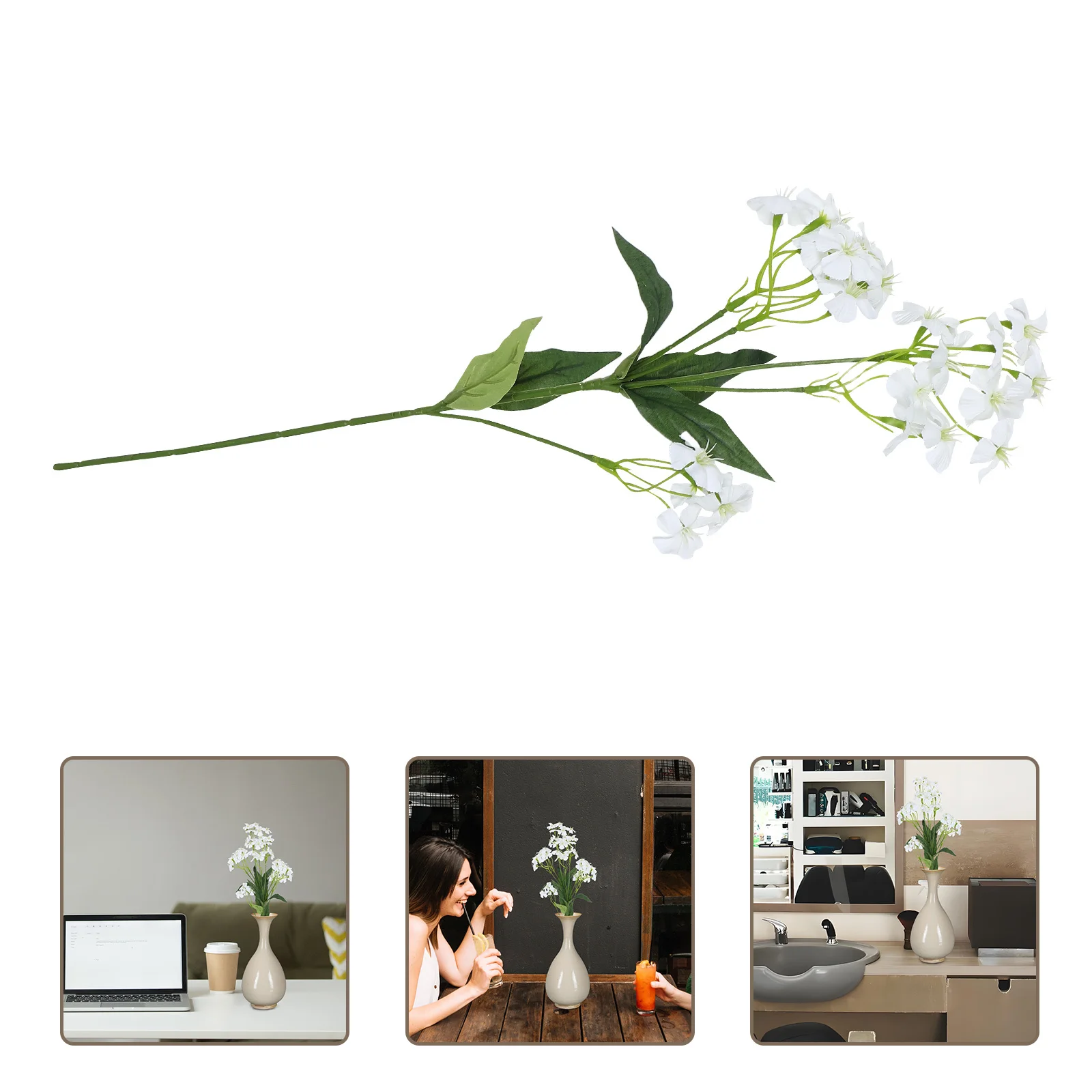 

2Pcs Artificial Carnations Long Stem Realistic Silk Faux Flowers Floral Stems Wedding Decorations Home Decor Bridal Bouquet