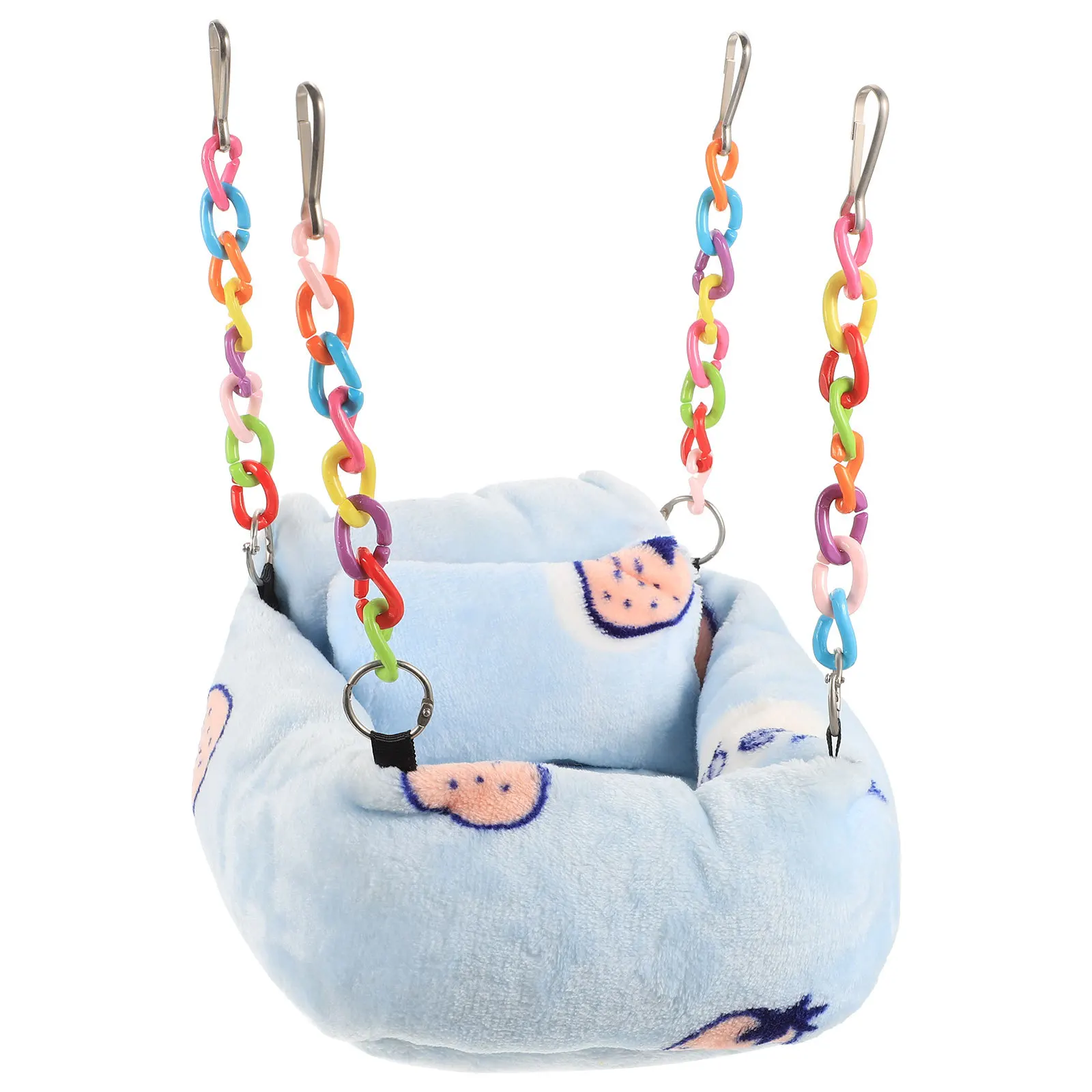 

Colorful Hanging Hamster Bed Comfortable Pet Cage Hammock Warm Cozy Resting Sleeping Bed for Small Animals Squirrel Guinea Pig