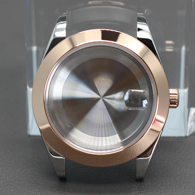 For NH34 NH35 NH36 NH38 Miyota 8215 Movement 28.5mm Dial 36mm 40mm Case Steel Rose Gold Men's Watch Parts Oyster Perpetual